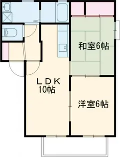 レジデンスみなみIJK【1階】の間取り