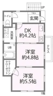 いいなみ荘【1階】の間取り