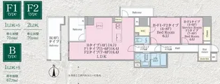 クロスゲート青葉台【5階】の間取り