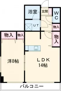 サン=テグジュビル【5階】の間取り