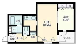 グレイス蘆花【2階】の間取り