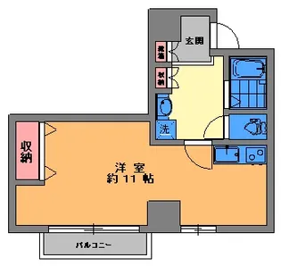 日経エスプラナード【5階】の間取り