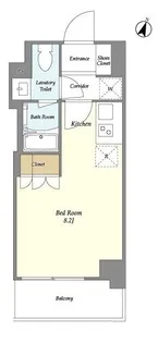 BPRレジデンス船橋本町【8階】の間取り