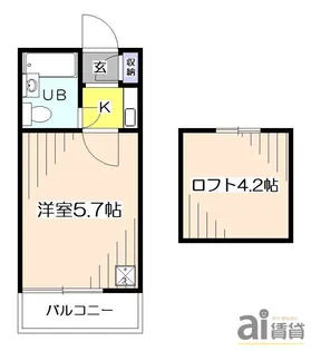 埼玉県志木市柏町5【アパート】の間取り