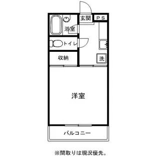 シャルムK【1階】の間取り