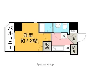 セジョリ上野【14階】の間取り