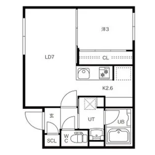 La vie(ラヴィ)【3階】の間取り