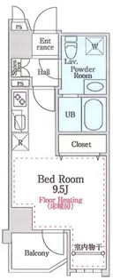 東京都江東区毛利2【マンション】の間取り