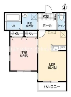 ヴェルデフラット弘明寺【3階】の間取り