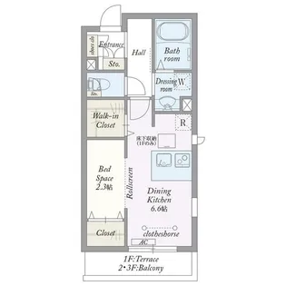 埼玉県越谷市千間台西4【マンション】の間取り