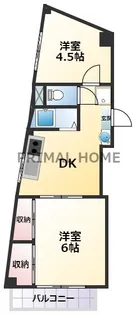 ユーコート横浜反町【3階】の間取り