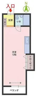 ヴィラ プチロイヤル【1階】の間取り
