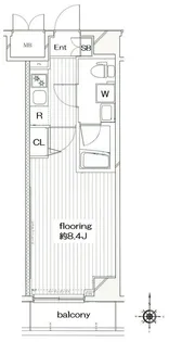 スプレスター王子【5階】の間取り