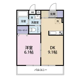 ルミエール【1階】の間取り