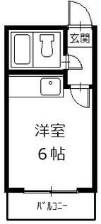 八番館【3階】の間取り