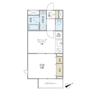 WELL House 東大井【3階】の間取り
