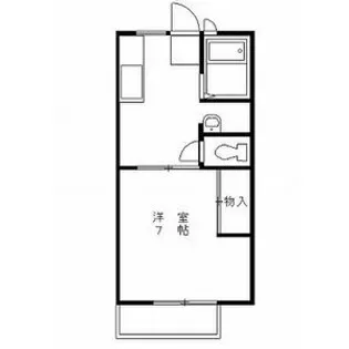 サンライズハウスC【1階】の間取り