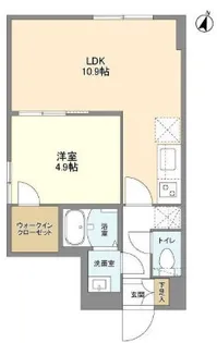 東京都世田谷区代沢1【マンション】の間取り