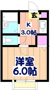 ヴランドール南本町【2階】の間取り