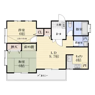 フリージア【2階】の間取り