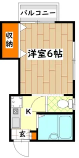 ヒルズ北條【2階】の間取り