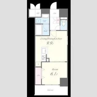 ファミールプライム【7階】の間取り