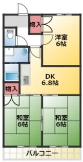 ヴィラージュヨコヤマ【4階】の間取り