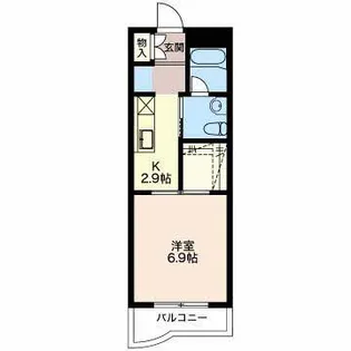 スワンルーム【2階】の間取り