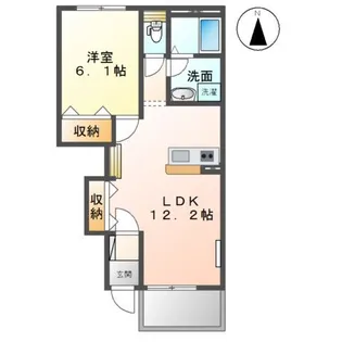 ユイット【1階】の間取り
