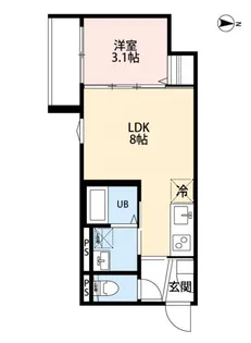 robot home 西大宮III(ロボットホームニシオオミヤスリー)【1階】の間取り
