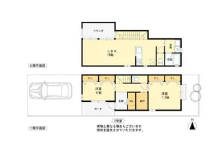 大阪府大阪市住吉区苅田9【一戸建】の間取り