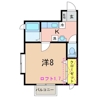 ハウス寿III【2階】の間取り
