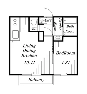 コネクトパーク1番館【1階】の間取り