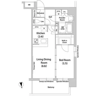 World Residence 大手町【6階】の間取り