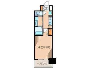 インベスト塚口S-FRONT【5階】の間取り