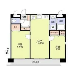 埼玉県川口市北原台1【マンション】の間取り