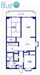 シティサイドテラス【3階】の間取り