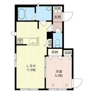 シャルム・ドマーニ【1階】の間取り