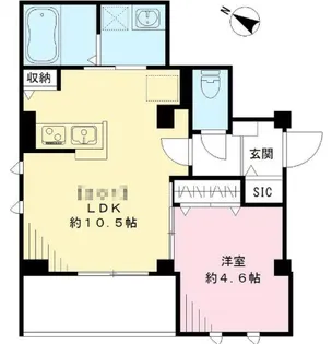 グレース【4階】の間取り