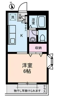 YOUNG AMMS【1階】の間取り