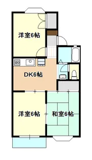 グリーンハイツ中井【2階】の間取り