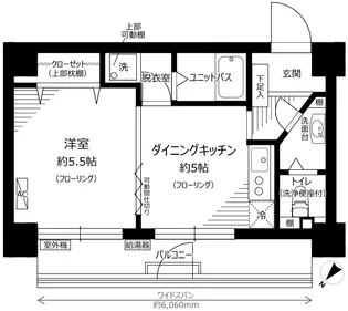 パシフィック浜町【5階】の間取り