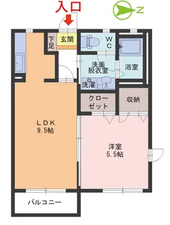 イルマーレ【1階】の間取り