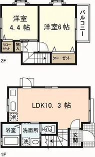 サンクレストM【1階】の間取り