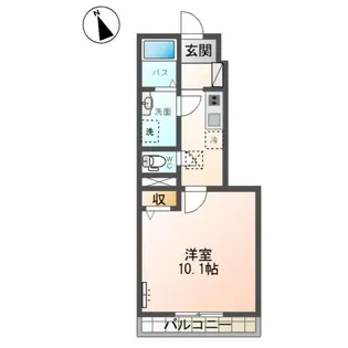 ユ・ヴェール太田町【1階】の間取り