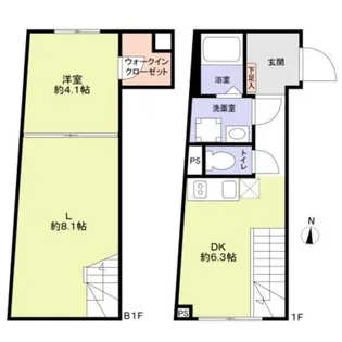 VISTA MAGOME【1階】の間取り