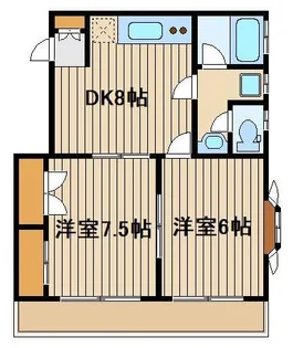 コーポタツミ【1階】の間取り