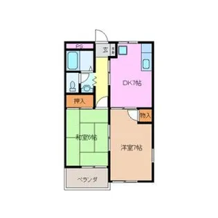 デュエ【1階】の間取り