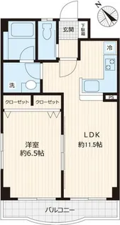 コルトンハイツ【3階】の間取り