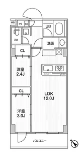 ドゥーエ曳舟【1階】の間取り